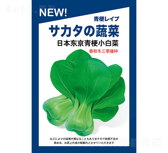 日本東京青梗小白菜-小白菜種子-金品農業