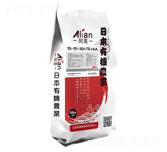 阿蓮大量元素水溶肥料15-15-30+TE+AA-國農惠