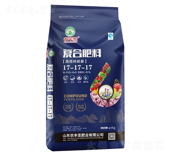 高塔純硫基復合肥料17-17-17-農豐圣