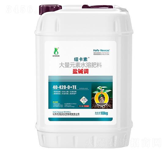 鹽堿調大量元素水溶肥料40-420-0+TE-紐卡素-中農奧邦