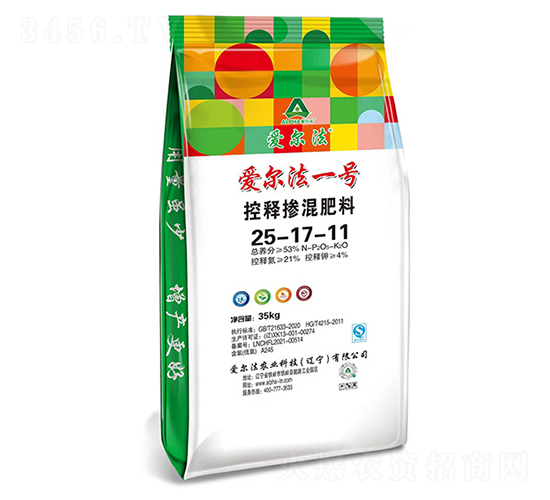 控釋摻混肥料25-17-11-愛爾法一號-愛爾法