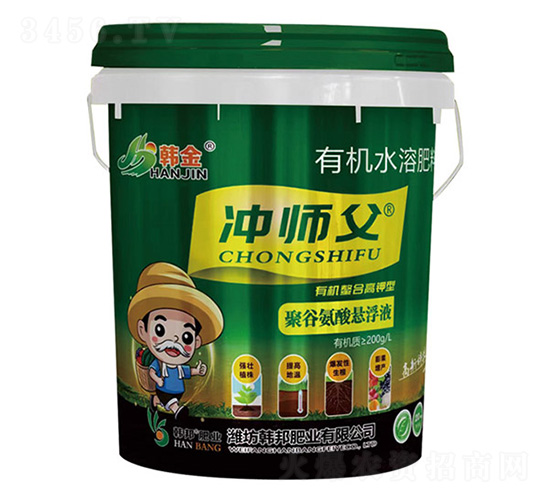 有機螯合高鉀型聚谷氨酸懸浮液-沖師父-韓金-韓邦肥業