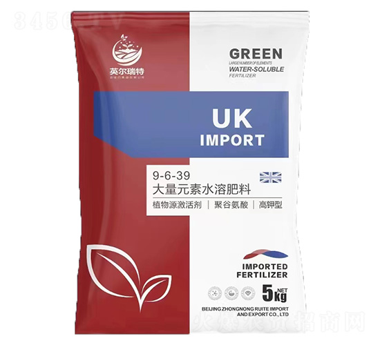 大量元素水溶肥料9-6-39-中農瑞特
