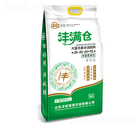 平衡營養型大量元素水溶肥20-20-20+TE-灃滿倉-灃收