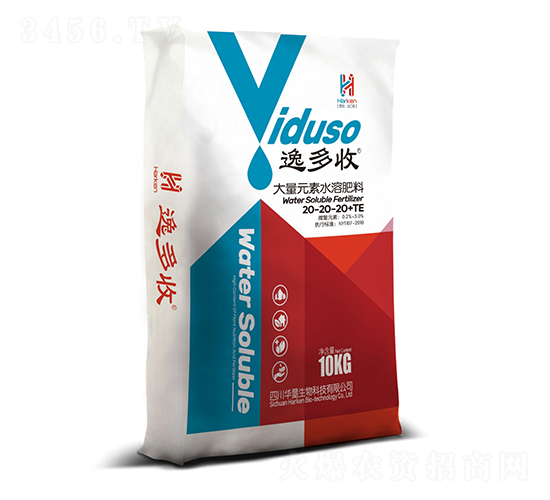 大量元素水溶肥20-20-20+TE-逸多收-華墾生物