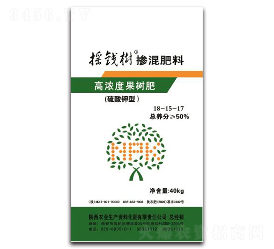 高濃度果樹摻混肥料18-15-17-農業生產
