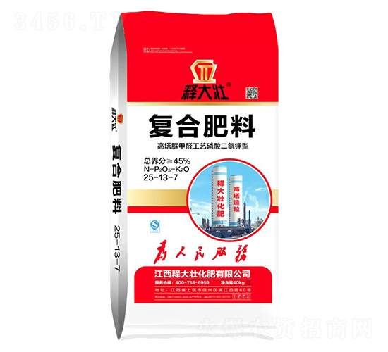 復合肥料25-13-7-釋大壯