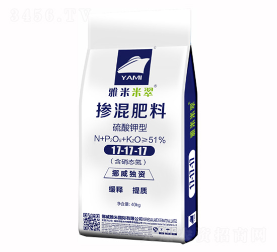 功能型硝硫基配方摻混肥料17-17-17-布拉諾-雅米農業