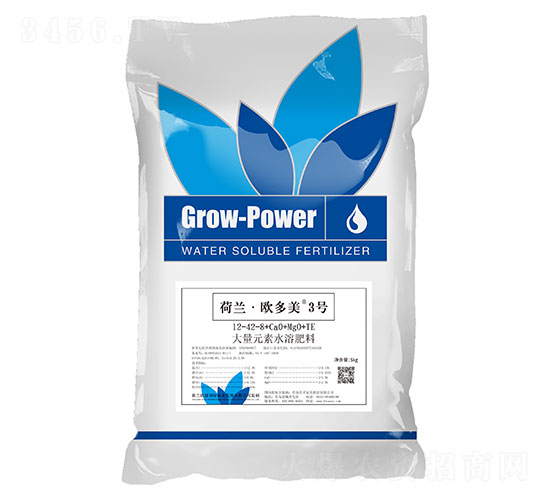 荷蘭·歐多美3號大量元素水溶肥料12-42-8+CaO+MgO+TE-佳禾宜農