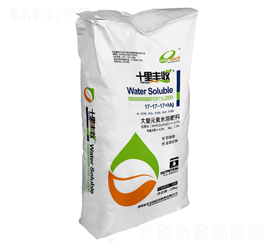 大量元素水溶肥料17-17-17+Mg-十里豐收-安達農森