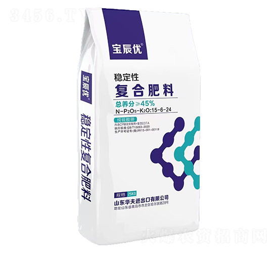 25kg穩定性復合肥料15-6-24-寶辰優-華夫進出口