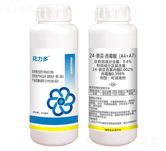 24-表蕓·赤霉酸（A4+A7）500ml-花力多-農(nóng)達生化