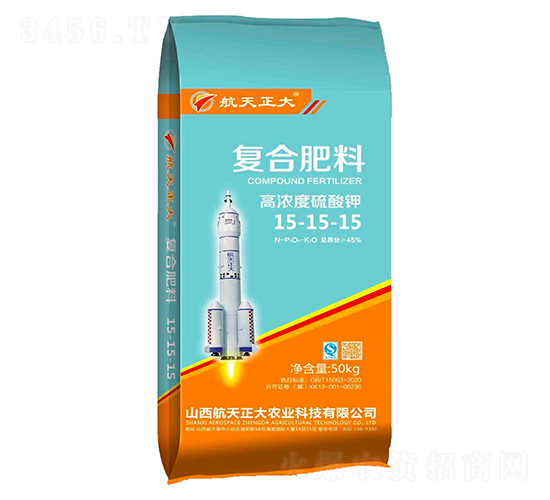 高濃度硫酸鉀復合肥15-15-15-航天正大