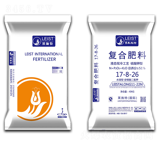 硫酸鉀型復合肥料17-8-26-萊施特