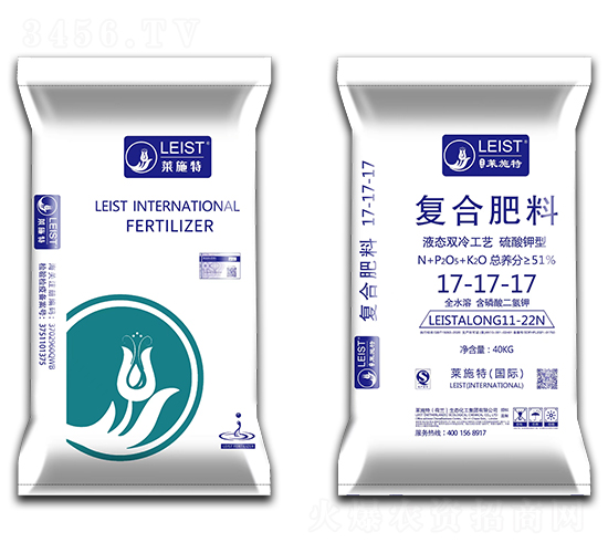 40kg硫酸鉀型復合肥料17-17-17-萊施特
