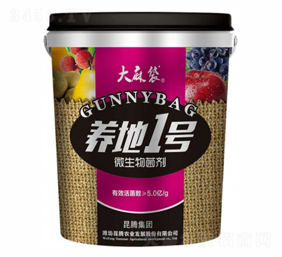桶裝微生物菌劑-養地1號-大麻袋-昆騰生物