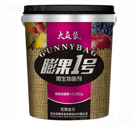桶裝微生物菌劑-膨果1號(hào)-大麻袋-昆騰生物