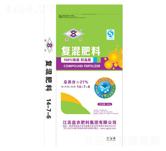 復混肥料14-7-6-科農肥業