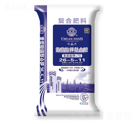 黃腐酸鉀復(fù)合肥料26-5-11-川農(nóng)-天農(nóng)農(nóng)資