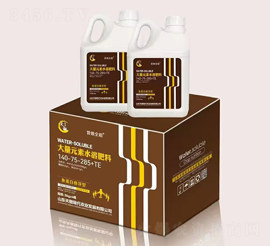 魚蛋白懸浮型大量元素水溶肥料140-75-285+TE-普傲全能-天傲現代