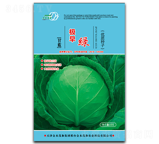 極早綠-甘藍種子-金木茂和