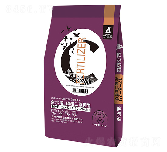 膨果專(zhuān)用肥17-5-29硫基高鉀復(fù)合肥-中盛肥業(yè)