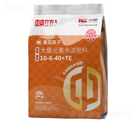 å¾©é…¶å¤§é‡å…ƒç´ æ°´æº¶è‚¥æ–™10-6-40+TE-æžœèœç˜‹å­-ä¸­æœ¬ç«‹è¾²