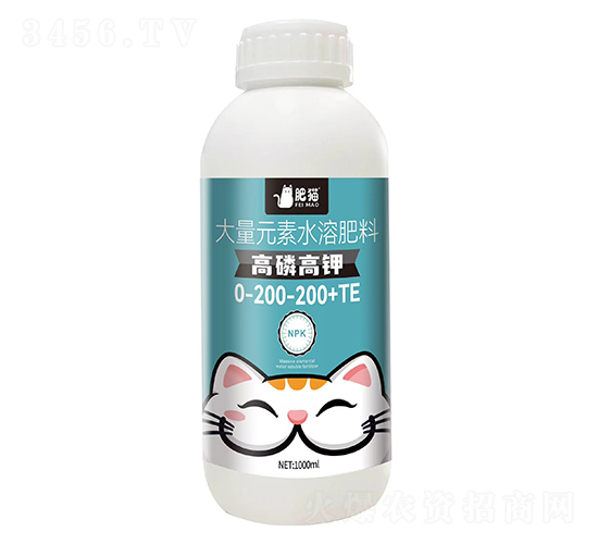 高磷高鉀大量元素水溶肥料0-200-200+TE-肥貓農業