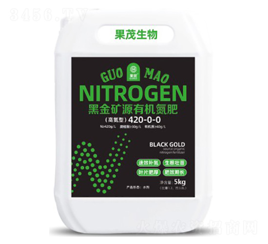 黑金礦源有機氮肥(高氮型)420-0-0-果茂生物
