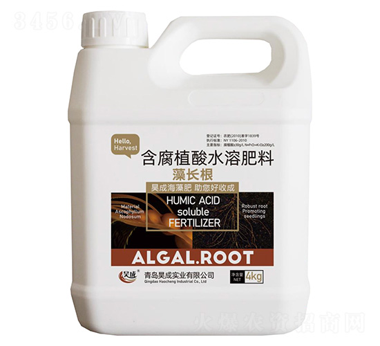 含腐植酸水溶肥料-藻長根-昊成實業