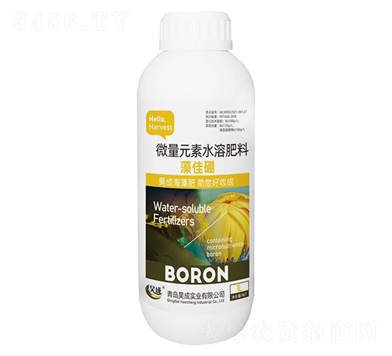 微量元素水溶肥料-藻佳硼1L-昊成實業