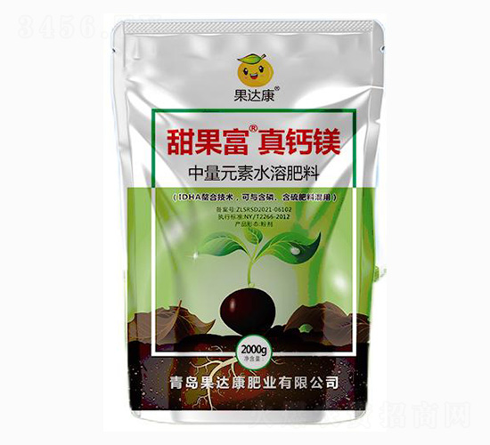 中量元素水溶肥料-甜果富·真鈣鎂-果達康肥業