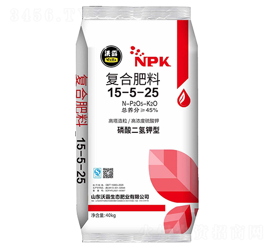 磷酸二氫鉀型復合肥料15-5-25-沃霸