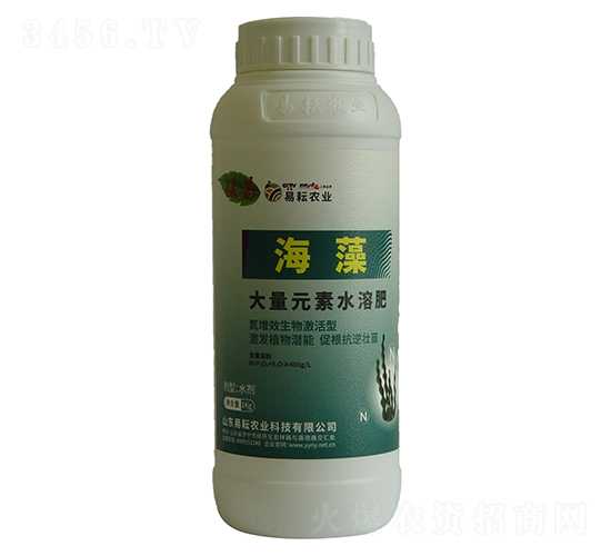海藻大量元素水溶肥260-100-60+TE-易耘農業