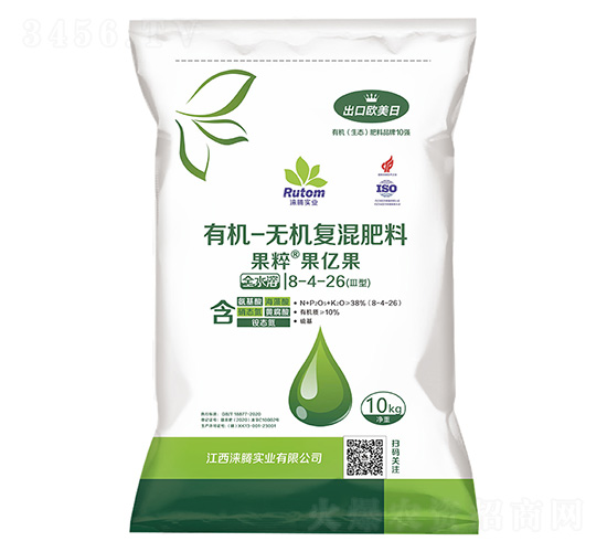 有機-無機復混肥料8-4-26(Ⅲ型)-果粹果億果-沃野