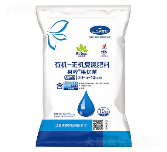 有機(jī)-無(wú)機(jī)復(fù)混肥料20-5-10(Ⅲ型)-果粹果億苗-沃野