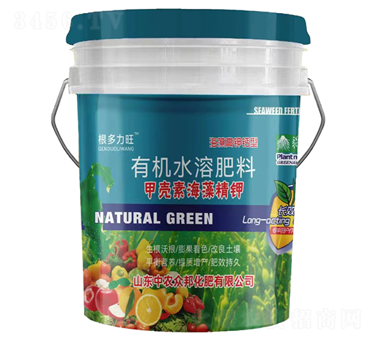 甲殼素海藻精鉀有機水溶肥料-根多力旺-中農眾邦