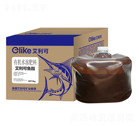 有機水溶肥料-艾利可魚脂-冠道農業