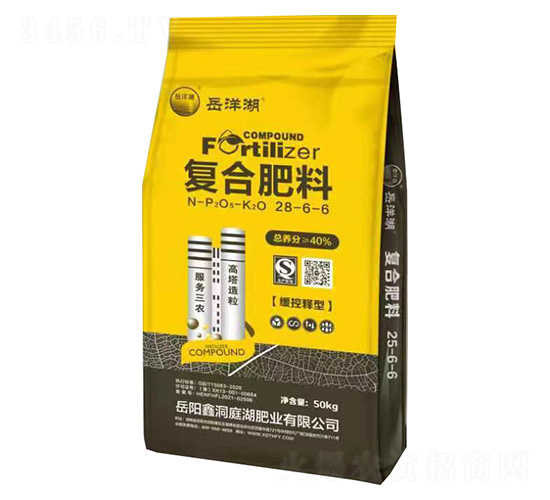 緩控釋型復合肥料28-6-6-岳洋湖-鑫洞庭湖肥業
