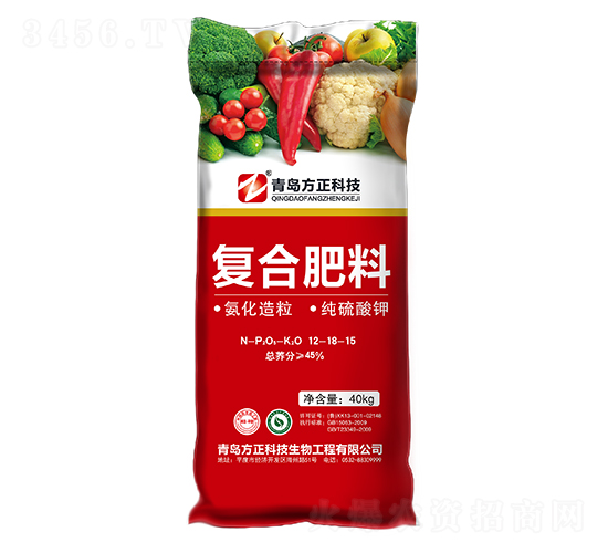 方正氨化復(fù)合肥料12-18-15-青島中天肥料