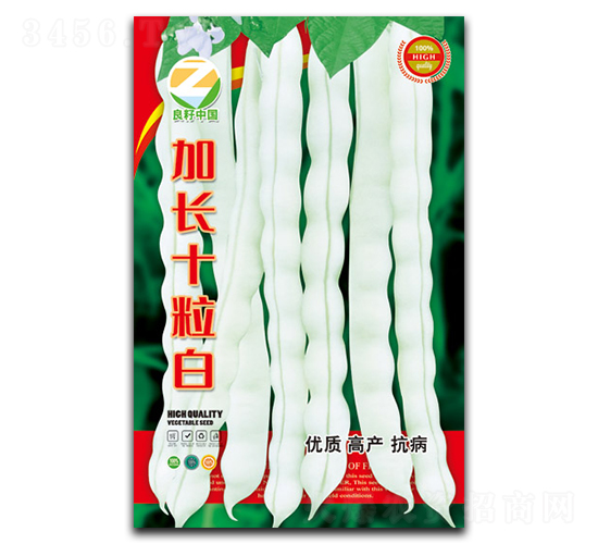 加長十粒白-豇豆種子-良籽農業