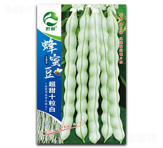 蜂蜜豆超甜十粒白-豇豆種子-良籽農業