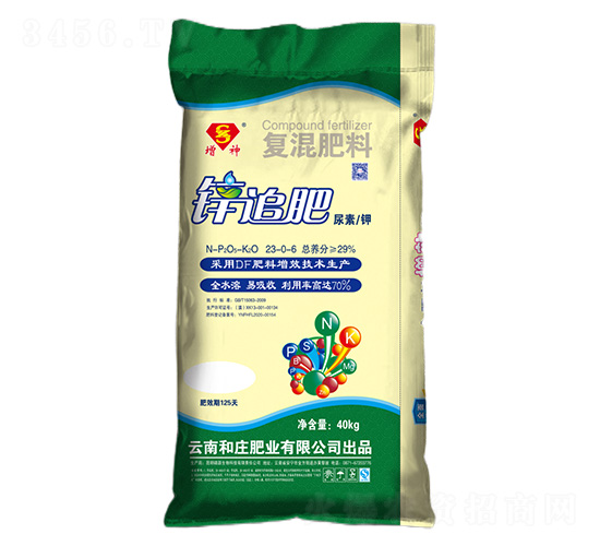 復混肥料23-0-6-鋅追肥-增神-和莊肥業