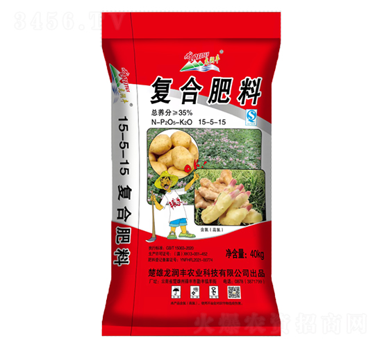 土豆生姜肥復(fù)合肥料15-5-15-龍潤豐