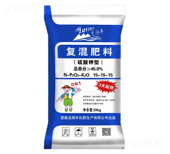 硫酸鉀型復(fù)混肥料15-15-15（新）-龍潤(rùn)豐