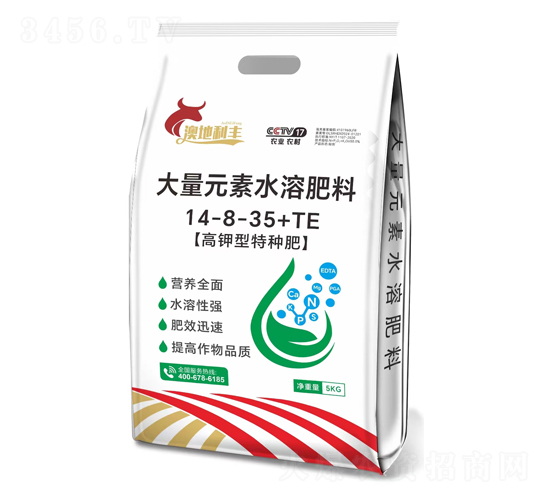 高氮型大量元素水溶肥料14-8-35+TE-澳地利豐-雨農生物