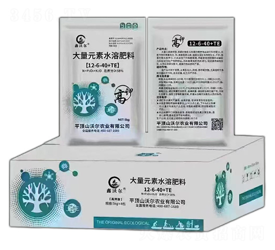 高鉀型大量元素水溶肥料12-6-40+TE-鑫沃爾-沃爾農業