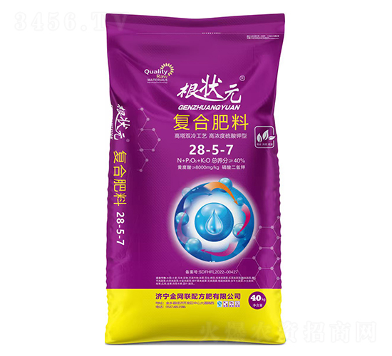 硫酸鉀型復合肥料28-5-7-根狀元-金網聯