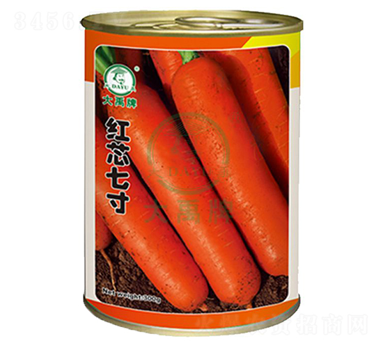 紅芯七寸胡蘿卜種子-大禹種業