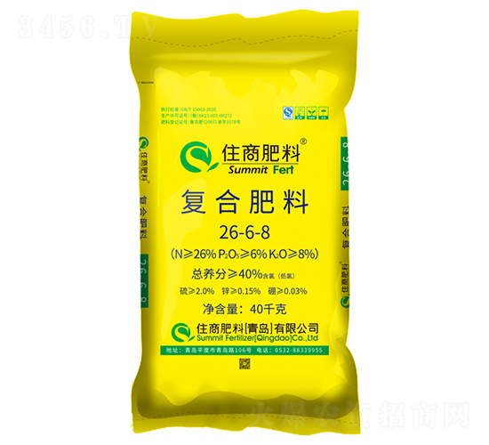 氯化鉀型復(fù)合肥料26-6-8-住商肥料